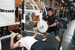 トレーニング指導の様子